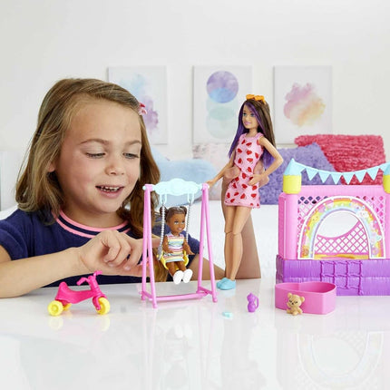 Barbie Fashionistas Doll with Accessories – Unique Inclusive Look with Diverse Style & Fashion – HHB67