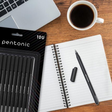 Pentonic Linc Ball Point Pen - Pack of 10 (Black)