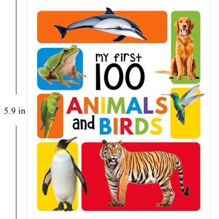 My First 100 Library: Boxset of 5 Early Learning Board Books for Kids/Children (homeschool / preschool / baby/toddler)
