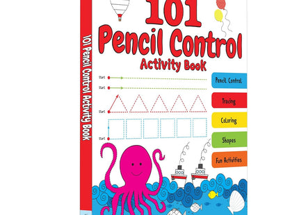 101 Pencil Control Activity Book For Kids: Tracing Practise Book Age 2+