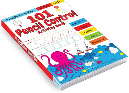 101 Pencil Control Activity Book For Kids: Tracing Practise Book Age 2+