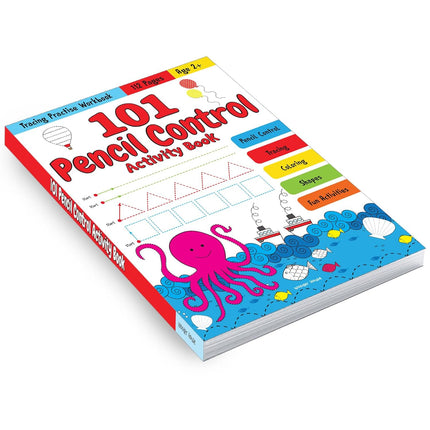 101 Pencil Control Activity Book For Kids: Tracing Practise Book Age 2+