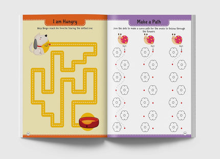 101 Pencil Control Activity Book For Kids: Tracing Practise Book Age 2+