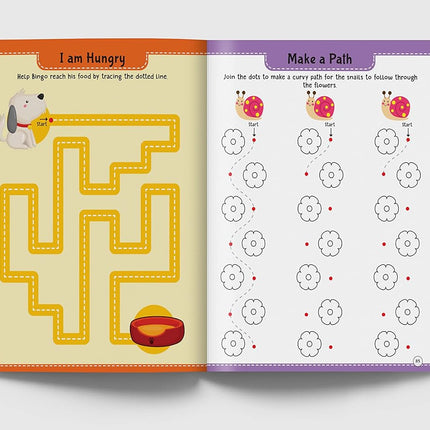 101 Pencil Control Activity Book For Kids: Tracing Practise Book Age 2+