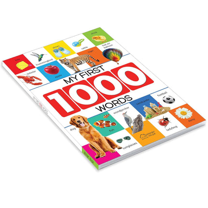 My First 1000 Words: Early Learning Picture Book to learn Alphabet, Numbers, Shapes and Colours, Transport, Birds and Animals, Professions, Opposite Words,