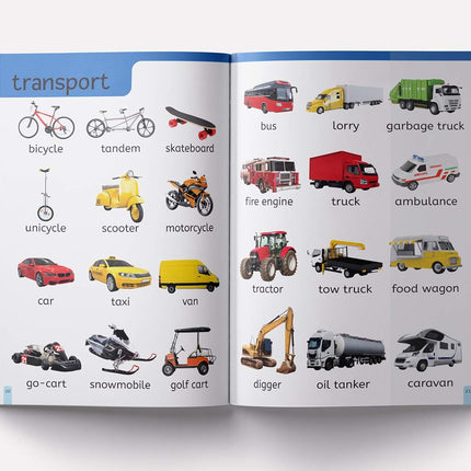 My First 1000 Words: Early Learning Picture Book to learn Alphabet, Numbers, Shapes and Colours, Transport, Birds and Animals, Professions, Opposite Words,