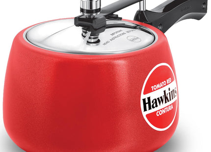 Hawkins Contura 3L 5L Ceramic Coated Pressure Cooker, Inner Lid Handi Cooker, Color Variants(Apple Green,Mustard Yellow,Tomato Red)