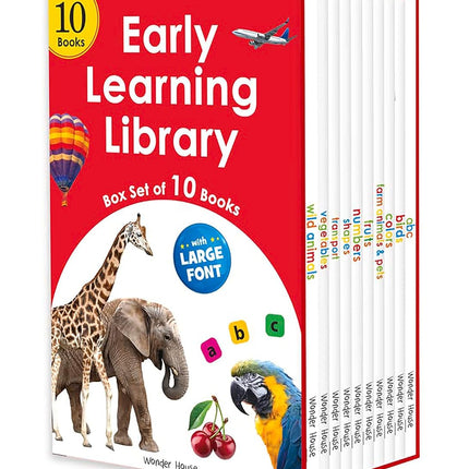 My First Early Learning Board Book Library for Babies & Toddlers | 5, 10 or 20 Book Box Sets
