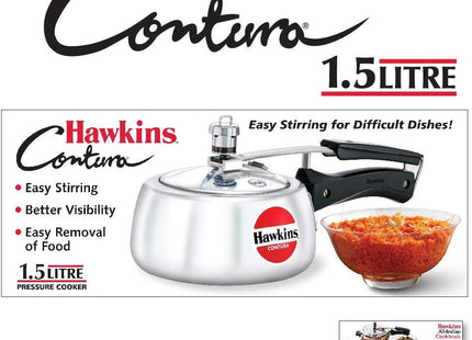 HAWKINS Contura Pressure Cooker, Small, Aluminum, Silver