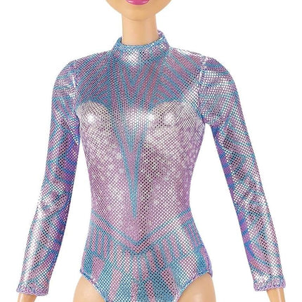 Barbie I Want to Be a Gymnast Rhythmic Doll – Blonde with Sparkly Outfit & Gymnastics Accessories – GTN65