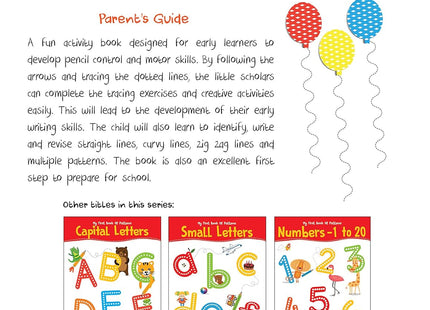 My First Book of Patterns Pencil Control: Patterns Practice book for kids (Pattern Writing)