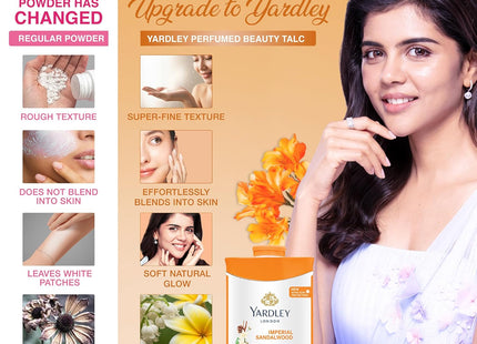 Yardley London - Imperial Sandalwood Talc for Women, 250g