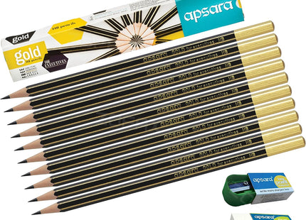 Apsara Stationery Collection Pencils, Erasers & Sharpeners for Writing, Drawing, Sketching & Marking | School Supplies & Gift for Kids