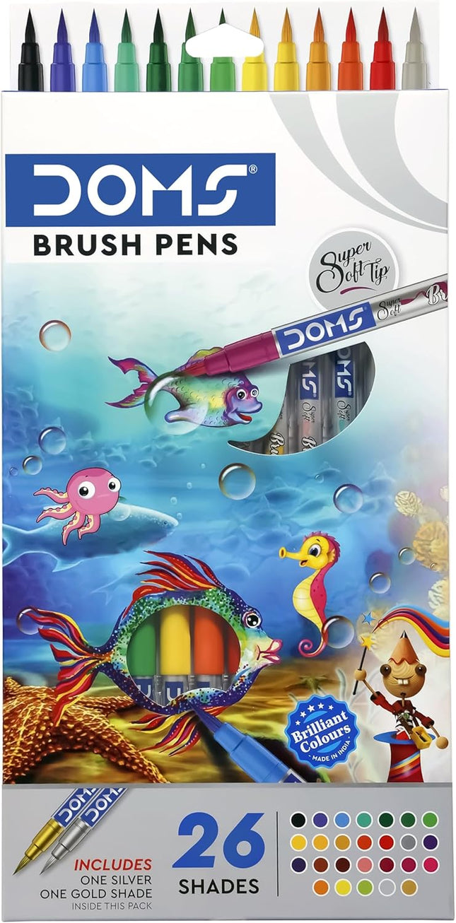 Doms Brush Pens (26 Shades)