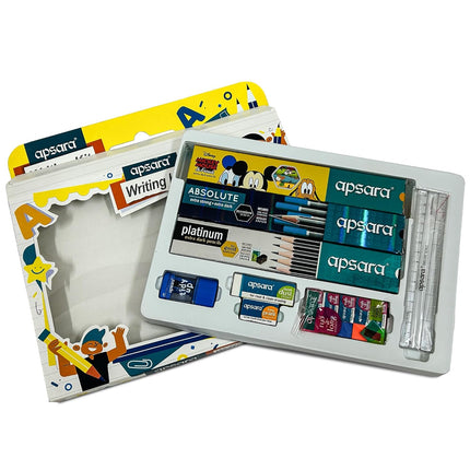 Apsara Writing Kit for Smarter Children, Includes Pencils, Eraser, Sharpener