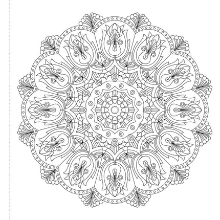 Mandala: Colouring Books for Adults with Tear Out Sheets (Adult Colouring Book) [Paperback] Wonder House Books Editorial