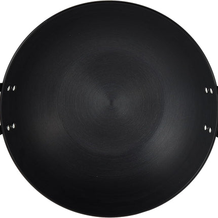 Hawkins Futura Hard Anodised Deep Fry Pan 2.5L 3.75L 5L 7.5L Stainless Steel Lid