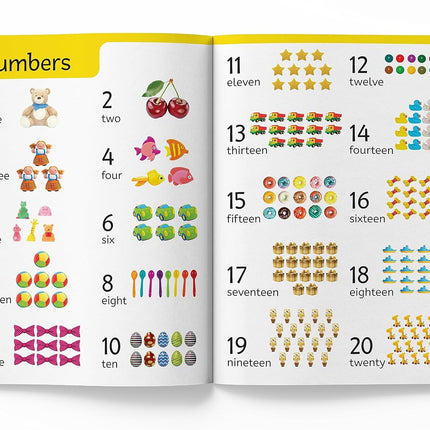 My First 1000 Words: Early Learning Picture Book to learn Alphabet, Numbers, Shapes and Colours, Transport, Birds and Animals, Professions, Opposite Words,