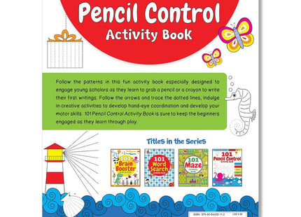 101 Pencil Control Activity Book For Kids: Tracing Practise Book Age 2+