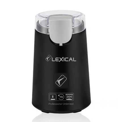 Lexical Germany LCG-0701 200W Coffee Grinder | 50g Electric Bean & Spice Grinder | EU Plug | Full Copper Motor | Safety Lock