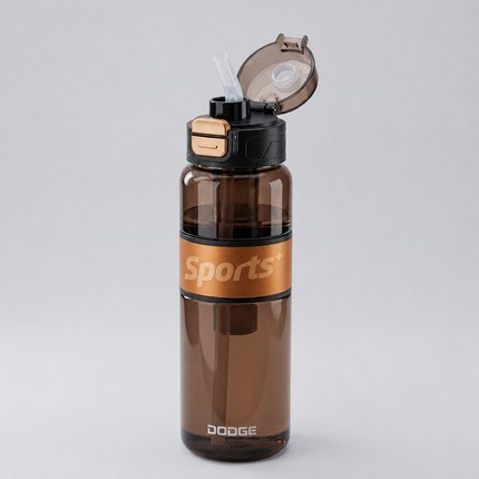 Dodge Plastic Sports Water Bottle 520ml 680ml 1.5L 2L Dual Drink Bottle