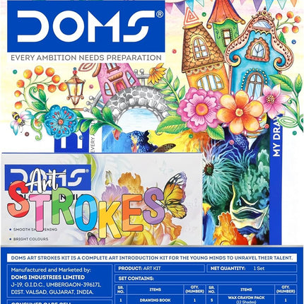 DOMS Gift Assortment for Kids Art Strokes Kit