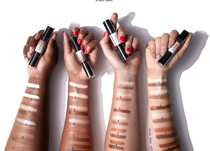 NYX Professional Makeup Wonderstick, Dual-ended Make up Highlight & Contour Stick, On-the-Go Highlight and Contour Stick, Creamy Texture, Shade: Universal