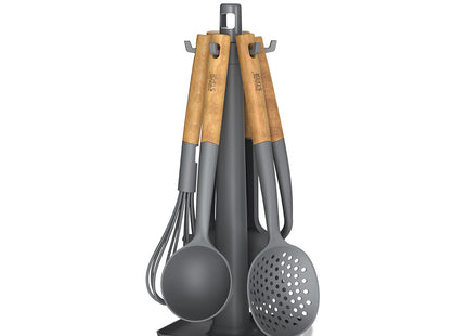 Winning Star Kitchen Utensil Sets Collection | 7-in-1 Nylon Kitchen Utensil Set 33.5 5g, 7-in-1 Silicone Kitchen Utensil Set 28.5 130g | Models ST-7508, ST-7507 | Cooking Utensils | Silicone Utensils | Nylon Utensils | Spatula Set