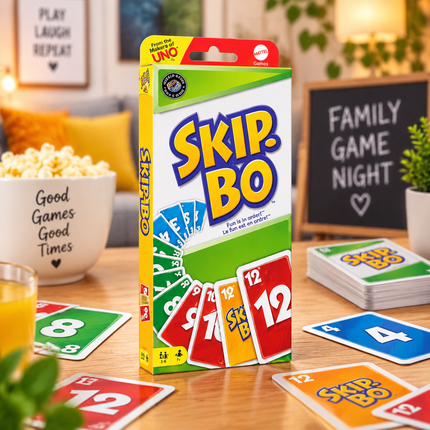 Mattel Karetní Hry Děti Rodina UNO Flip No Mercy SkipBo Blink Phase 10 Dárek Stolní Vánoce
