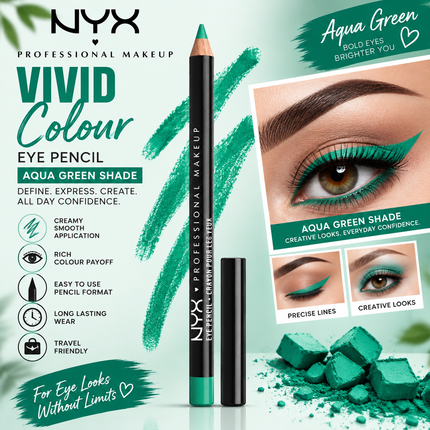 NYX Professional Makeup Slim Eye Pencil Creamy Eyeliner Pencil Long Lasting Eye Makeup