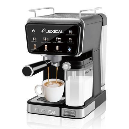 Lexical Germany Coffee Machine | Automatic Espresso & Cappuccino Maker | Built-in Milk System | Bean-to-Cup Models | EU Plug