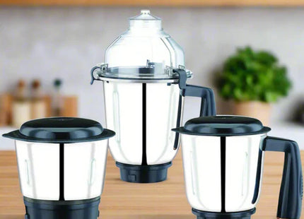 Bajaj Original Jar Liquid DRY Chutney for Mixer Grinder Compatible for other Brand like 4 Fin Jar Philips GX1, GX3, GX4, GX8, GX3501, GX3701, GX4701, GX3000, GX400, GX3, 702,Bravo Dlx, Twister Deluxe, Twister