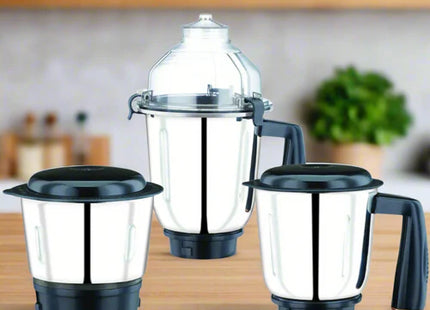 Bajaj Original Jar Liquid DRY Chutney for Mixer Grinder Compatible for other Brand like 4 Fin Jar Philips GX1, GX3, GX4, GX8, GX3501, GX3701, GX4701, GX3000, GX400, GX3, 702,Bravo Dlx, Twister Deluxe, Twister