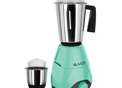 BLAAZE 220V 600 W Mixer Grinder se 2 nádobami – Ideální pro suché i mokré jemné mletí – Dosa těsta, indické koření, kokosové čatní, mletí a míchání (Tiffany modrá)