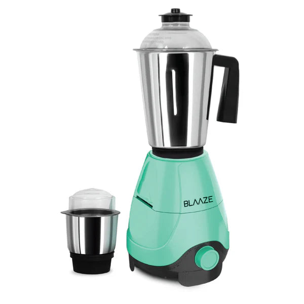 BLAAZE 220V 600 Watts Mixer Grinder with 2 Jars â€“ Perfect for Dry & Wet Fine Grinding â€“ Dosa batters, Indian Curry Spices Coconut Chutney Grinding Mixing (Tiffany Blue)