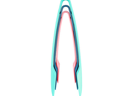 Winning Star Kitchen Tongs Collection | 3-in-1 Kitchen Tongs 4 Silver | Models ST-7626 | Food Tongs | Serving Tongs | Cooking Tool | Kitchen Accessory