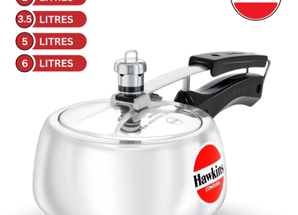 HAWKINS Contura Pressure Cooker, Small, Aluminum, Silver