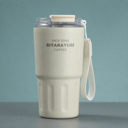 Sitarayuri Stainless Steel Coffee Mug 290ml | Travel Mug for Tea & Coffee