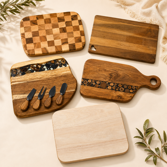 Royal Rapture Wooden Chopping Boards | Cutting Board, Kitchen Prep & Serving Board