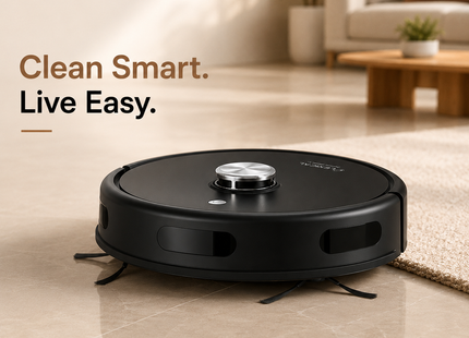 Lexical Smart Robot Vacuum Cleaner | 5200mAh Battery & 230ml Water Tank