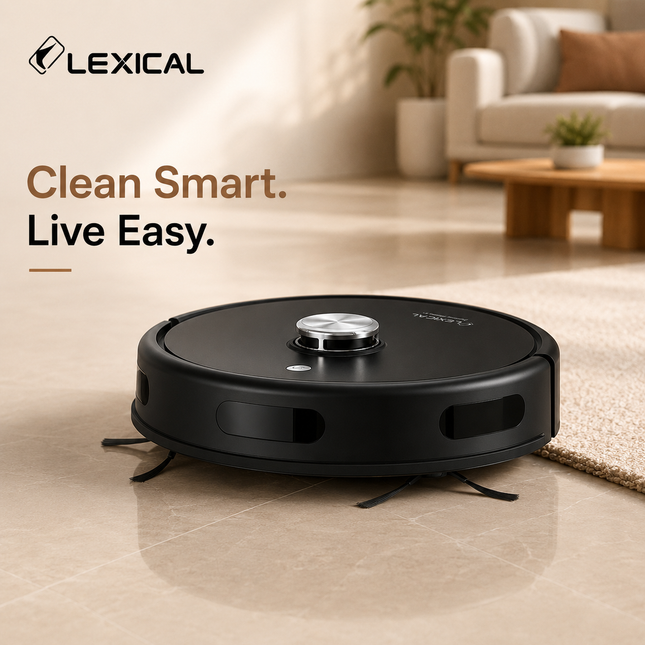 Lexical Germany Smart Robot Vacuum Cleaner | 5200mAh Battery & 230ml Water Tank
