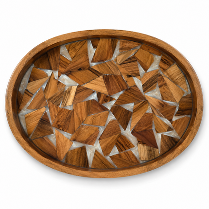 Royal Rapture Wooden Serving Trays | Breakfast, Tea, Coffee & Food Tray for Home & Kitchen