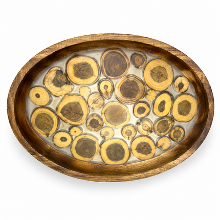 Royal Rapture Wooden Serving Trays | Breakfast, Tea, Coffee & Food Tray for Home & Kitchen
