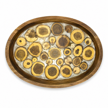 Royal Rapture Wooden Serving Trays | Breakfast, Tea, Coffee & Food Tray for Home & Kitchen