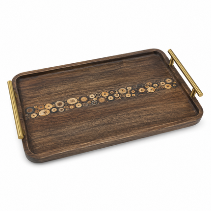 Royal Rapture Wooden Serving Trays | Breakfast, Tea, Coffee & Food Tray for Home & Kitchen
