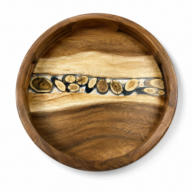 Royal Rapture Wooden Serving Trays | Breakfast, Tea, Coffee & Food Tray for Home & Kitchen