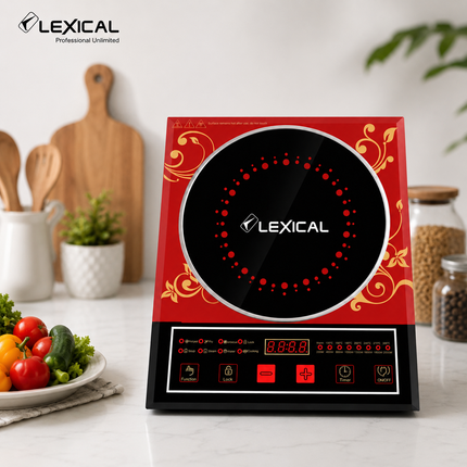 Lexical Germany Induction Cooktop | 2200W Portable Electric Cooktop | Touch Control | LED Display | EU Plug