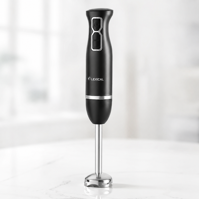 Lexical Germany Immersion Blender 1000W Hand Blender with Stainless Steel Blades Turbo Speed