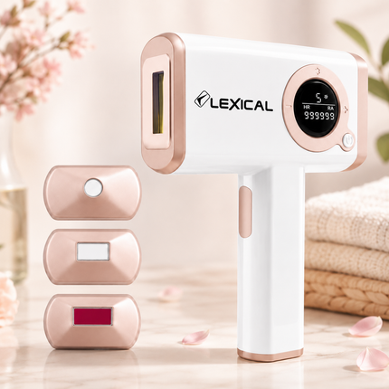 Lexical Germany IPL Hair Removal Device | Up to 999,999 Flashes | Ice Cool Function | EU Plug