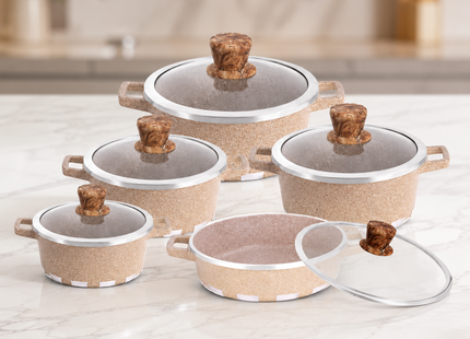 Lexical Granite Casserole Sets Collection – Majestic & Pearl Series | 20cm, 24cm, 28cm & 32cm